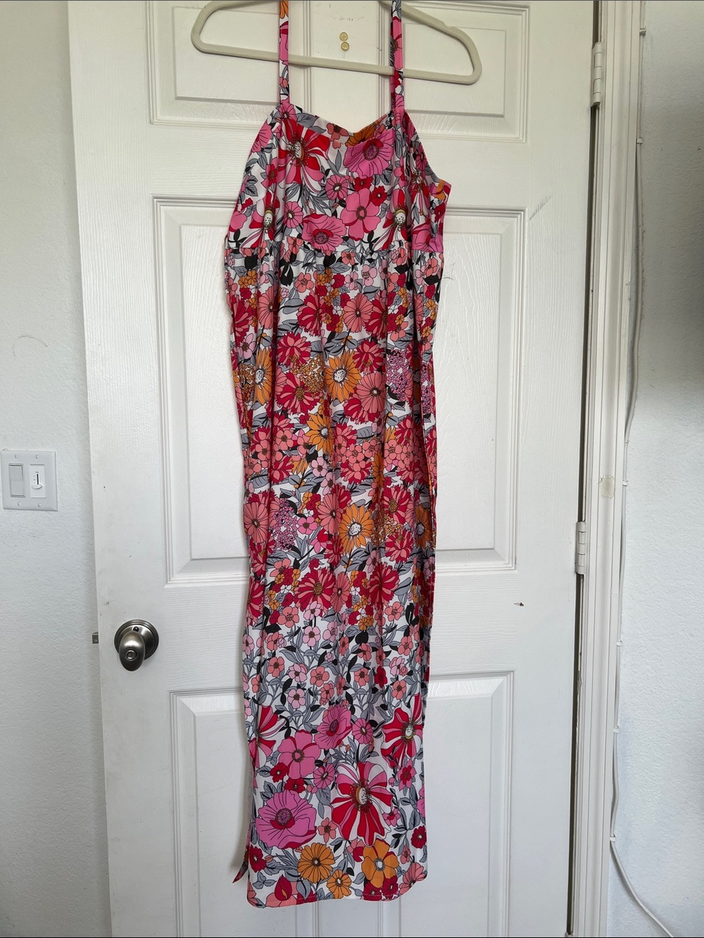 Floral Maxi Sundress - Pink Multi